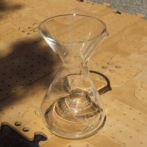 Vintage Mid Century Chemex Large Coffee Pour Over 100% Glass Pyrex